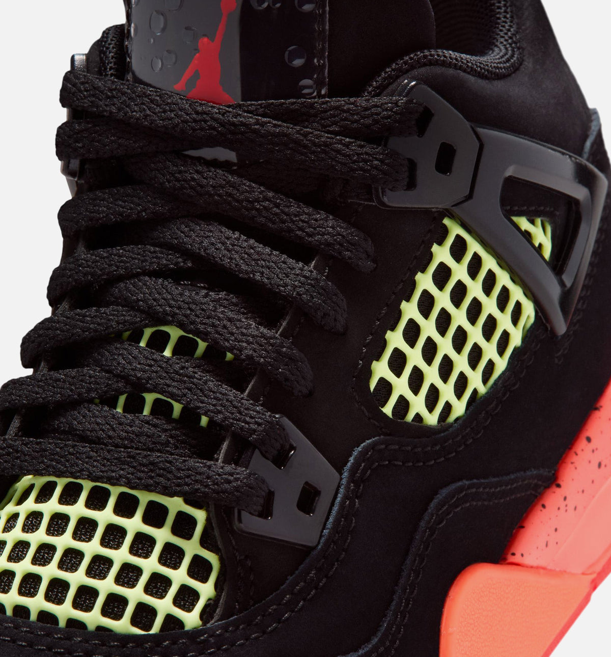 Air Jordan 4 Retro Black Infrared 23 Preschool Lifestyle Shoe