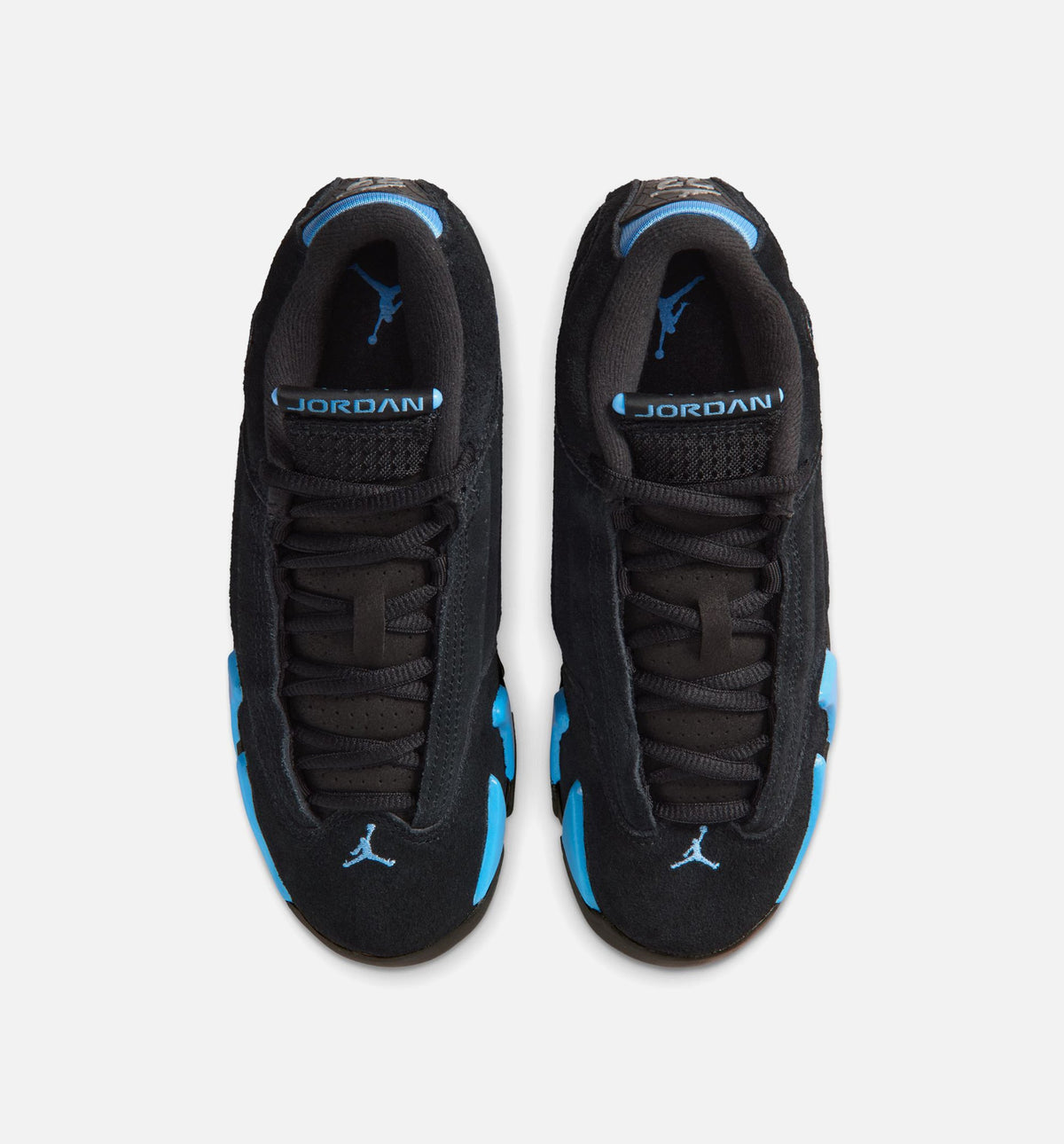 Air Jordan 14 Retro Black University Blue Grade School Lifestyle Shoe