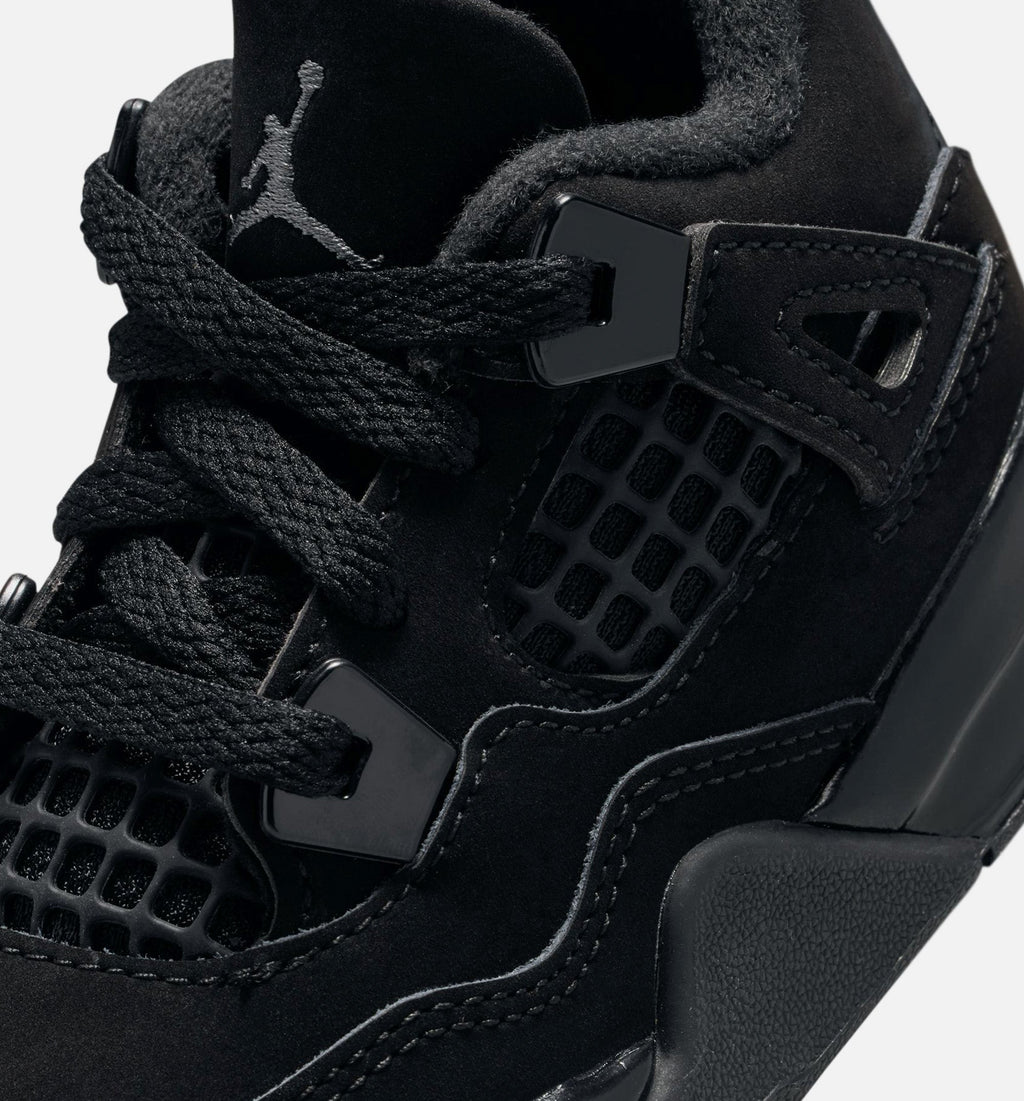 Air Jordan 4 Retro Black Cat Infant/Toddler Lifestyle Shoe
