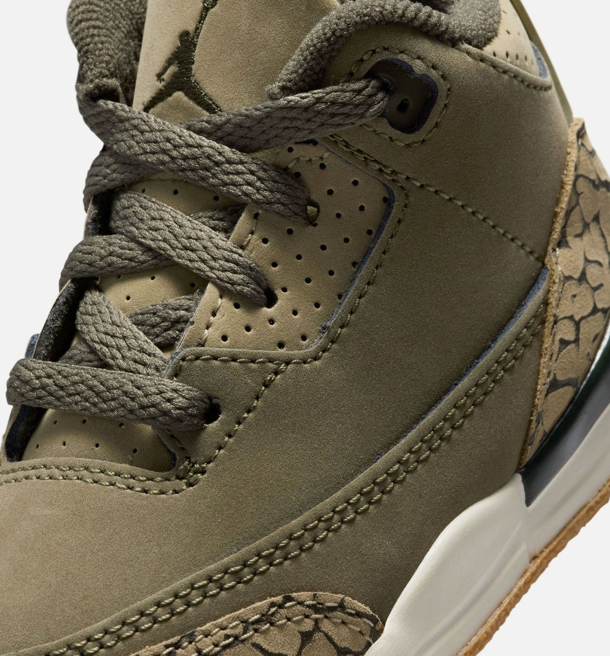 Air Jordan 3 Retro Medium Olive Infant/Toddler Lifestyle Shoe