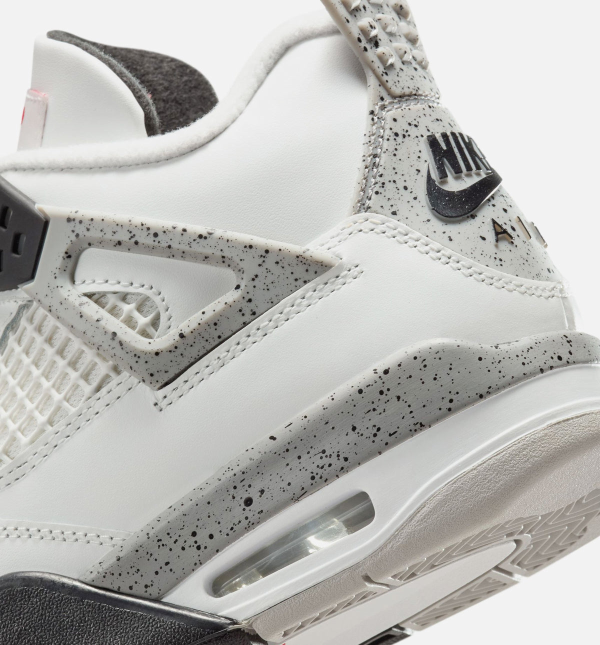 Air Jordan 4 Retro White Cement Grade School Lifestyle Shoe