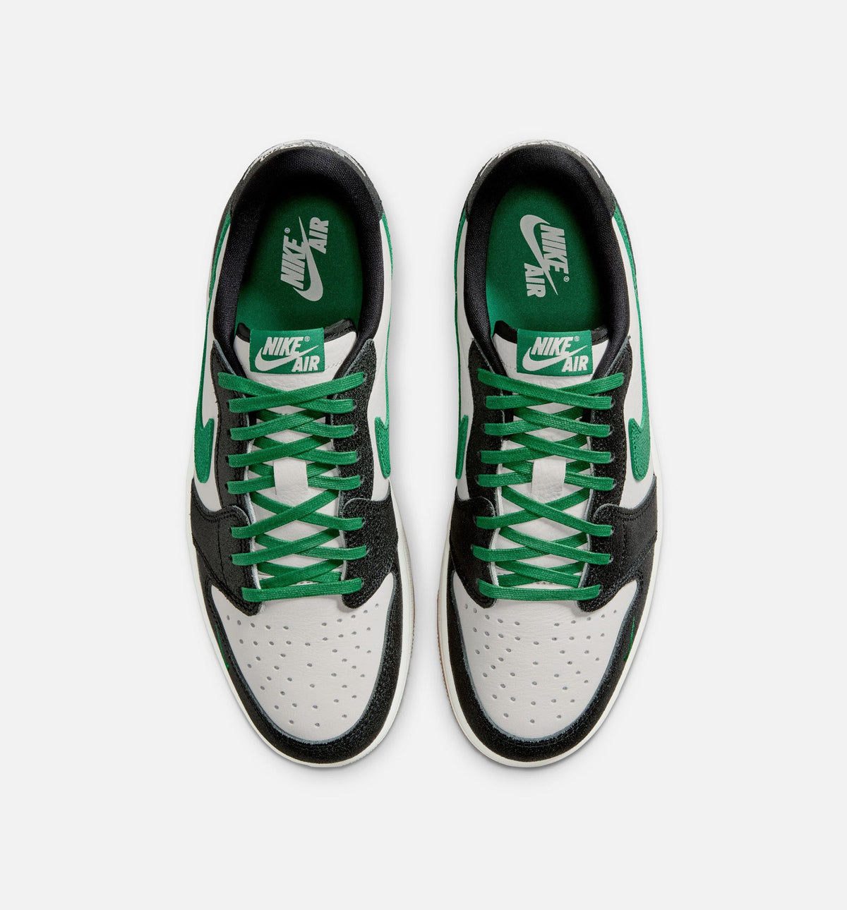 Air Jordan 1 Retro Low OG Phantom and Pine Green Men's Lifestyle Shoe