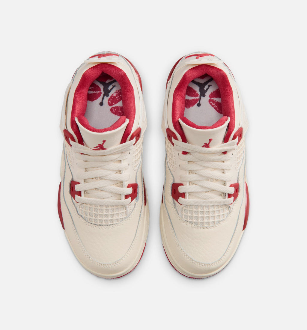 Air Jordan 4 Retro Valentine's Day Preschool Lifestyle Shoe