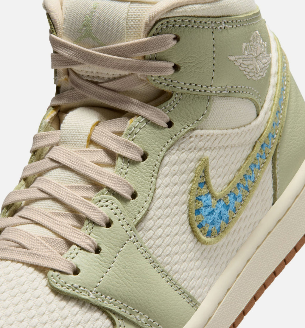 Air Jordan 1 Mid SE Olive Aura Women's Lifestyle Shoe