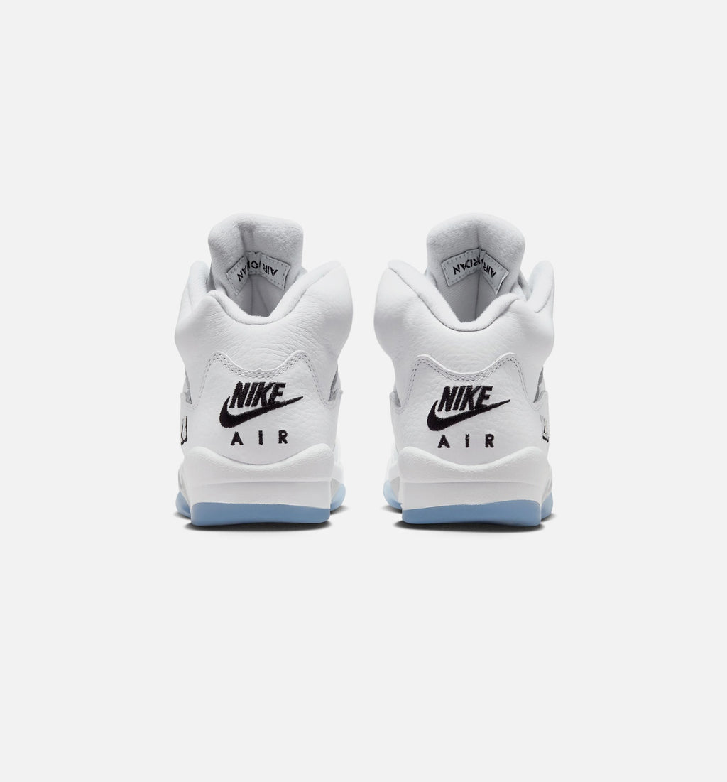 Air Jordan 5 Retro OG White Metallic Grade School Lifestyle Shoe
