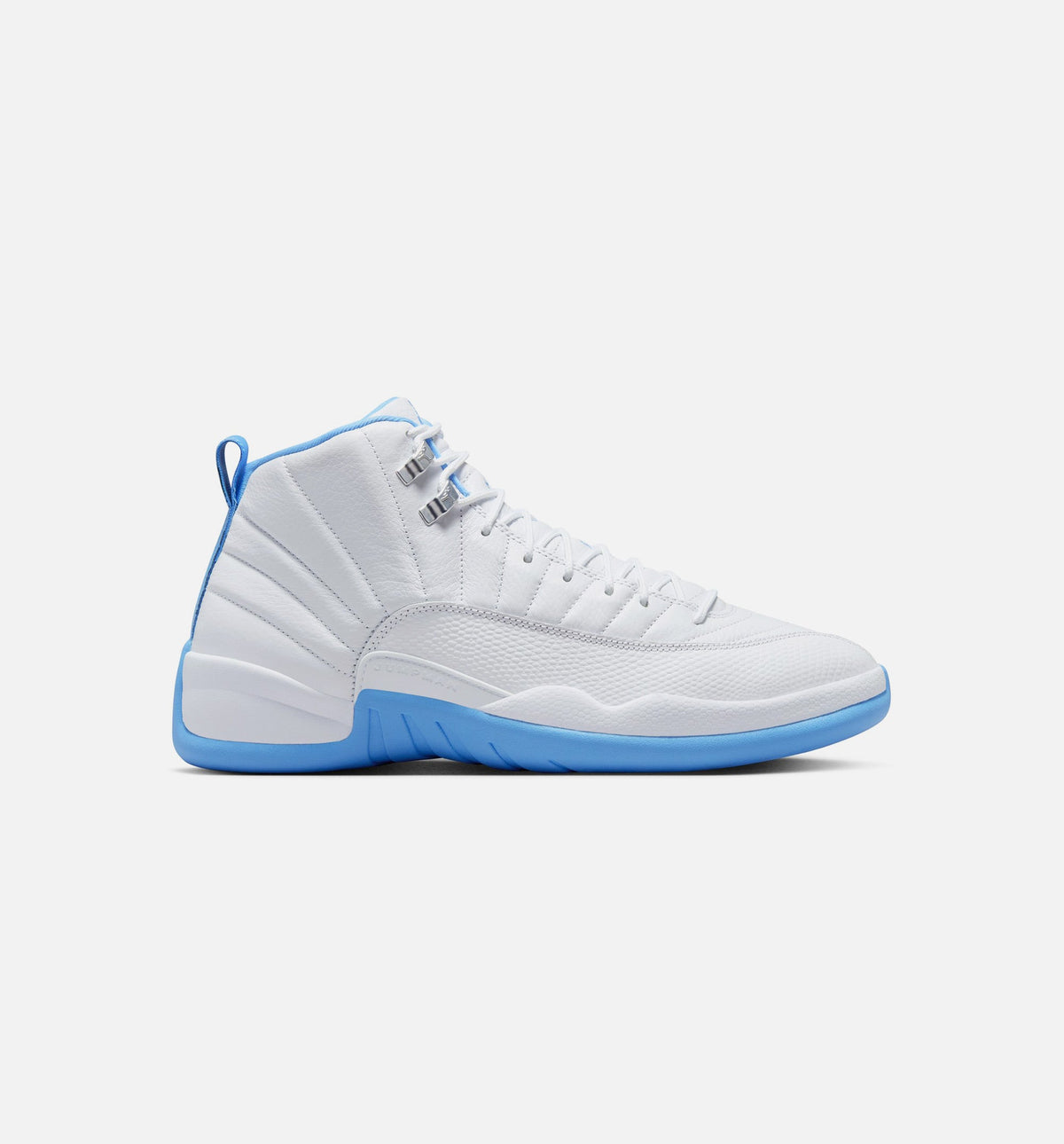 Air Jordan 12 Retro White and University Blue Men's Lifestyle Shoe