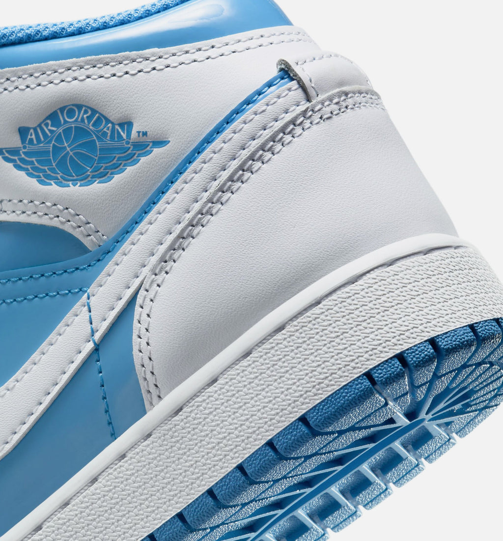 Air Jordan 1 Mid Legend Blue Grade School Lifestyle Shoe
